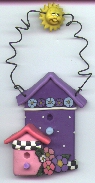 Double Birdhouse Ornament