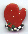 Christmas Mitten Pin