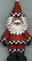 Little Santa Pin or Ornament