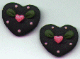 Pink Heart Earrings