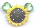 Sunflower Dot Plant Hook