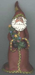 Santa holding little tree