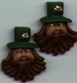 Leprechaun Post Earrings