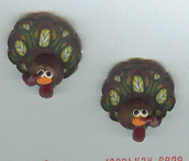 Turkey Post Earrings