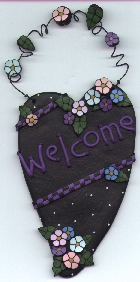 Welcome Sign Heart